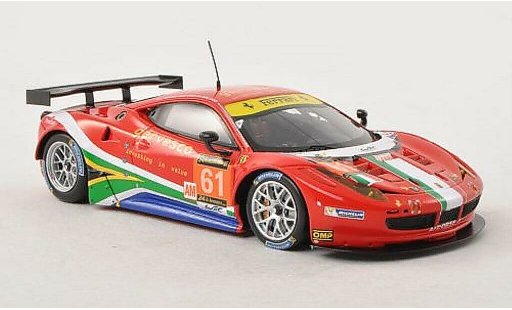 Ferrari 458 Italia GT2 1/43 Fujimi No.61 AF Corse 24h Le Mans 2013 /M.Cioci coche miniatura