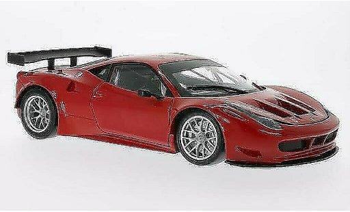 Ferrari 458 Italia GT2 1/18 Hot Wheels rojo coche miniatura
