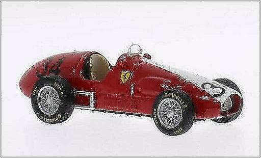 Ferrari 500 F2 1/43 Brumm No.34 Scuderia Svizzera Espadon GP Alemania 1953 coche miniatura