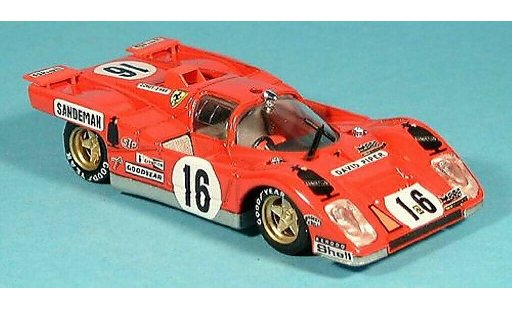 Ferrari 512 M 1/43 Brumm 4th Scuderia David Piper Craft-Wier coche miniatura