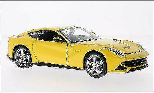 Ferrari F12 Berlinetta 1/24 Burago 2 Berlina amarillo coche miniatura
