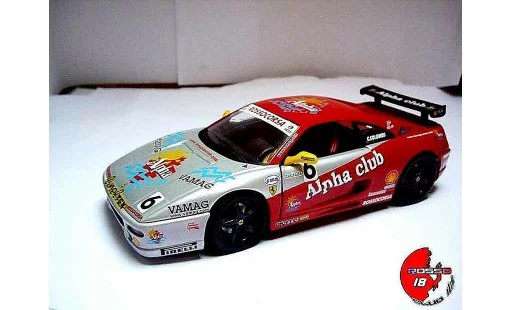Ferrari F355 Berlinetta 1/18 Hot Wheels Berlina challenge #6 c.colombo coche miniatura