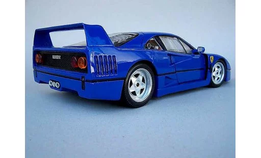 Ferrari F40 Coupe 1/18 Burago stradale azul rfr sport coche miniatura