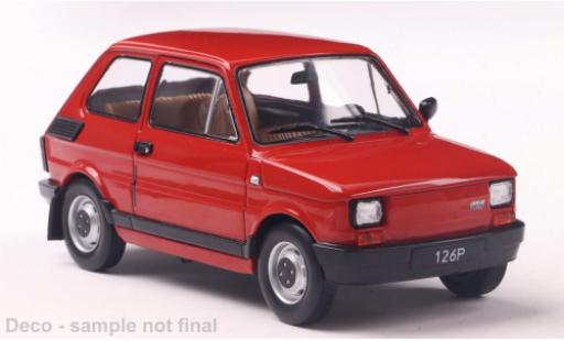 Coche miniatura Fiat 126 1/24 WhiteBox p rojo 1:24 Fiat 126 1/24 WhiteBox p rojo 1:24 coche miniatura