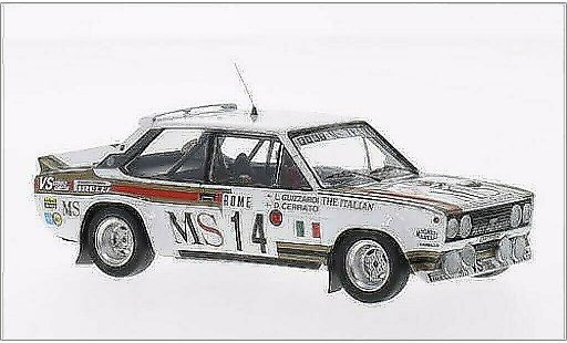 Fiat 131 Abarth 1/43 Trofeu No.14 MS Team MS Rally WM Rally Monte-Carlo 1981 /L.Guizzardi coche miniatura
