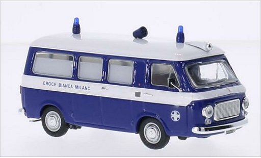Fiat 238 Ambulanza 1/43 Rio Croce Bianca Milano 1973 coche miniatura