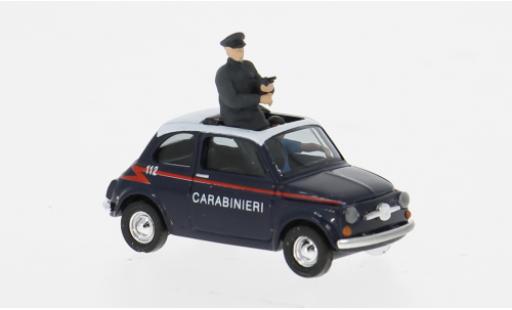 Coche miniatura Fiat 500 1965 Carabinieri (I) 1/87 Busch