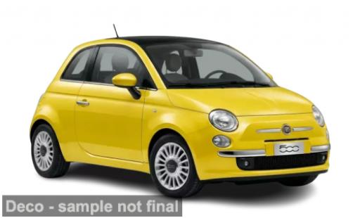 Fiat 500 1/87 Norev gelb 2008 1:87 coche miniatura