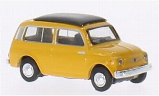 Fiat 500 Giardiniera 1/87 Schuco Giardinera amarillo coche miniatura