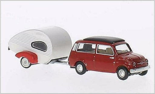 Fiat 500 Giardiniera 1/87 Schuco Giardinera rojo coche miniatura