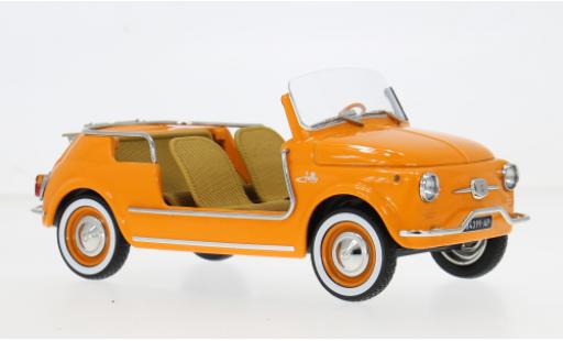 Fiat 500 1/18 Norev Jolly naranja 1965 1:18