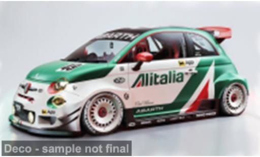 Fiat 595 1/18 Solido Abarth LB-Works Alitalia 1:18 coche miniatura