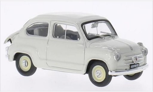 Fiat 600 Berlina 1/43 Brumm gris 1956 coche miniatura
