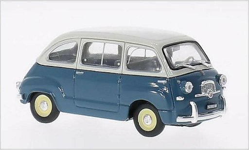 Fiat 600 Multipla 1/43 Brumm azul/gris 1956 coche miniatura