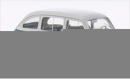 Fiat 600 Multipla 1/43 Brumm D gris/turquesa 1960 coche miniatura
