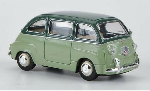 Fiat 600 Multipla 1/87 Brekina verde/verde coche miniatura