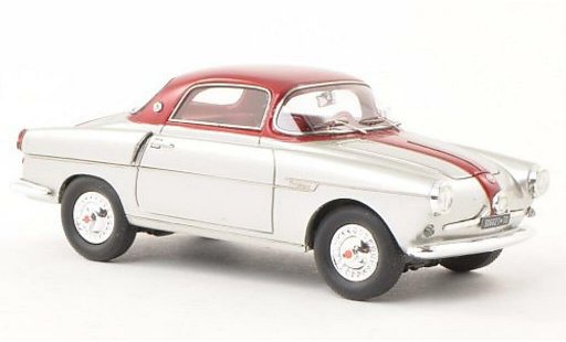 Fiat 600 Viotto 1/43 Matrix Coupe gris/rojo coche miniatura