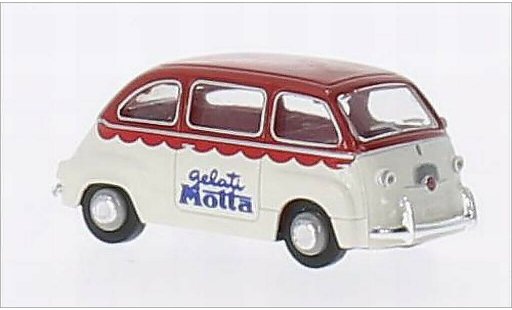 Fiat Multipla Multipla 1/87 Brekina Gelati Motta coche miniatura