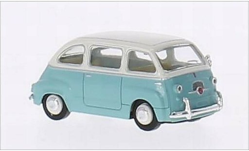 Fiat Multipla Multipla 1/87 Brekina turquesa/blanco coche miniatura