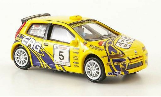 Fiat Punto Rally 1/87 Ricko No.5 ERG Targa Florio 2003 / Andreussi coche miniatura
