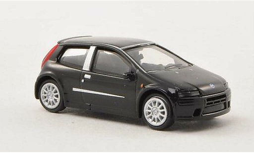 Fiat Punto Berlina 1/87 Busch negro 2003 coche miniatura