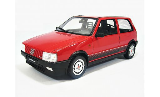 Fiat Uno Turbo i.e. 1/18 Laudoracing Models LM088 rojo 1987 coche miniatura