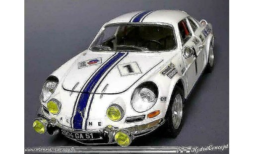 Alpine A110 rallye 1/18 Burago monte carlo historique 2007 coche miniatura