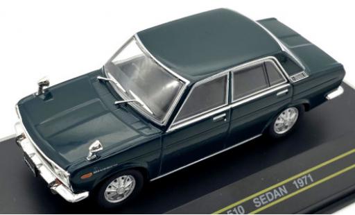 Coche miniatura Datsun 510 1/43 First 43 Models Sedan verde RHD 1971 Datsun 510 1/43 First 43 Models Sedan verde RHD 1971 coche miniatura