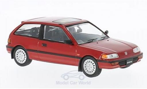 Coche miniatura Honda Civic 1/43 First 43 Models rojo RHD 1987 Honda Civic 1/43 First 43 Models rojo RHD 1987 coche miniatura