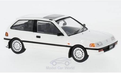 Coche miniatura Honda Civic 1/43 First 43 Models blanco RHD 1987 Honda Civic 1/43 First 43 Models blanco RHD 1987 coche miniatura
