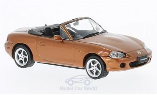Coche miniatura Mazda MX 1/43 First 43 Models -5 Roadster metalico naranja RHD 2001 Mazda MX 1/43 First 43 Models -5 Roadster metalico naranja RHD 2001 coche miniatura