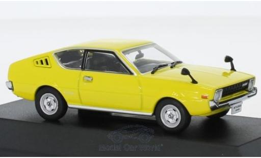 Coche miniatura Mitsubishi Lancer 1/43 First 43 Models Celeste amarillo RHD 1975 Mitsubishi Lancer 1/43 First 43 Models Celeste amarillo RHD 1975 coche miniatura