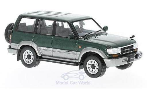 Coche miniatura Toyota Land Cruiser 1/43 First 43 Models LC80 metalico verde/gris RHD 1992 Toyota Land Cruiser 1/43 First 43 Models LC80 metalico verde/gris RHD 1992 coche miniatura