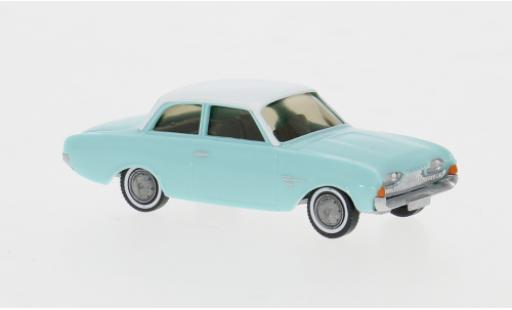 Ford 17M 1/87 Wiking blau/weiss 1960 1:87 coche miniatura