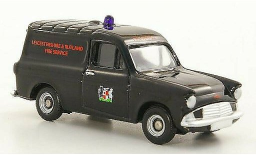 Ford Anglia Van 1/76 Corgi furgoneta Leicestershire & Rutland Fire Service RHD coche miniatura