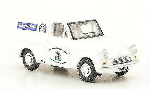 Ford Anglia Van 1/76 Oxford Furgoneta Esso Service blanco coche miniatura