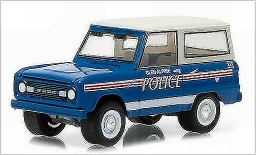 Ford Bronco Police 1/64 Greenlight Glen Alpine 1967 coche miniatura