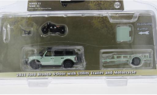 Ford Bronco 1/64 Greenlight grau 2021 1:64 coche miniatura