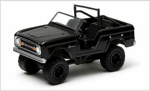 Ford Bronco Wagon 1/64 Greenlight negro 1970 coche miniatura