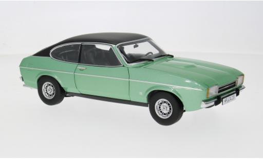 Ford Capri 1/18 Touring II Ghia 3.0 gr&uuml;n/schwarz 1974 1:18 coche miniatura