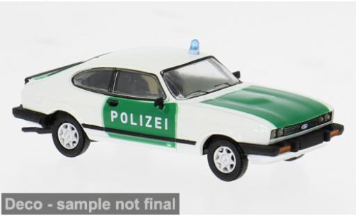 Coche miniatura Ford Capri III 1978 Polizei 1/87 Brekina