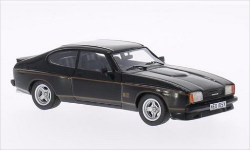 Ford Capri 3.0S 1/43 Neo MKII X-Pack negro 1976 coche miniatura