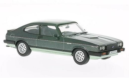 Ford Capri 2.8i 1/43 Vanguards MkIII 2.8 Injection verde/verde 1981 coche miniatura