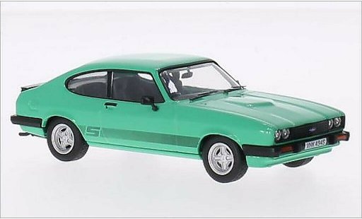 Ford Capri 3.0S 1/43 Vanguards MkIII verde RHD coche miniatura