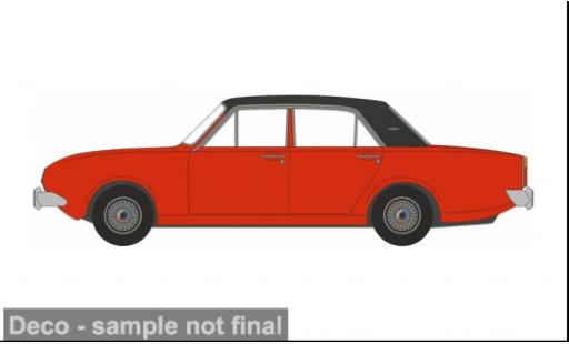 Coche miniatura Ford Corsair 2000E rot/schwarz 1/76 Oxford