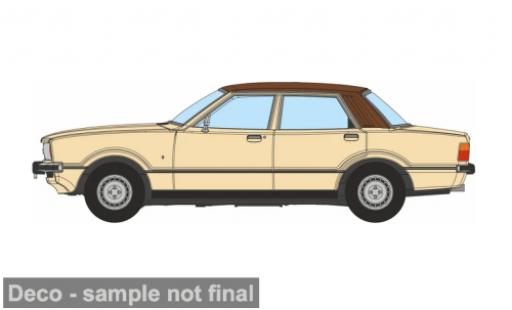 Coche miniatura Ford Cortina Mk4 beige 1/76 Oxford