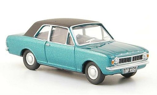 Ford Cortina MK2 1/76 Oxford MKII verde/negro coche miniatura