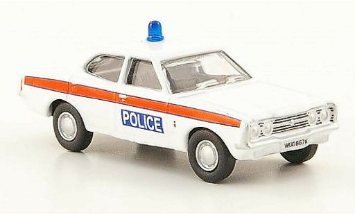 Ford Cortina Police 1/76 Oxford MKIII Devon & Cornwall coche miniatura