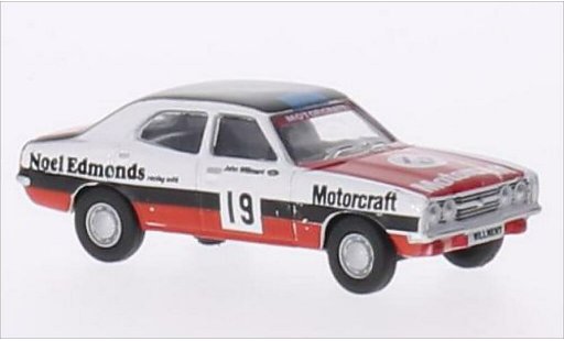 Ford Cortina Rally 1/76 Oxford MkIII RHD No.19 Noel Edmonds Racing Motorcraft coche miniatura