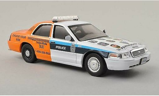Ford Crown Police Interceptor 1/43 IXO Victoria Arlington - Sober Ride Taxi Polic&iacute;a (USA) 2012 coche miniatura